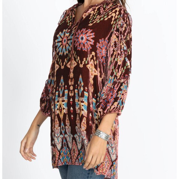 Johnny Was Geo Burnout Mali Tunic XS - Picture 2 of 4